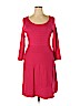 INC International Concepts Pink Casual Dress Size XL - photo 1