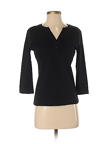 Karen Scott 3/4 Sleeve Henley (view 1)