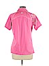 Adidas 100% Polyester Pink Short Sleeve Polo Size L - photo 2