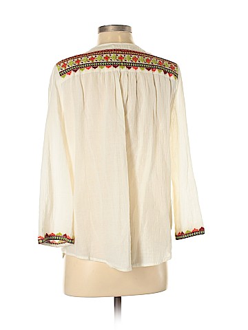 Velvet 3/4 Sleeve Blouse (view 2)