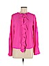 Ellen Tracy 100% Polyester Pink Long Sleeve Blouse Size M (petite) - photo 1