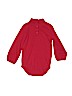 Gymboree 100% Cotton Solid Red Long Sleeve Onesie Size 3T - photo 2