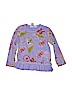 Fresh Produce 100% Cotton Purple Long Sleeve Blouse Size 5 - photo 1