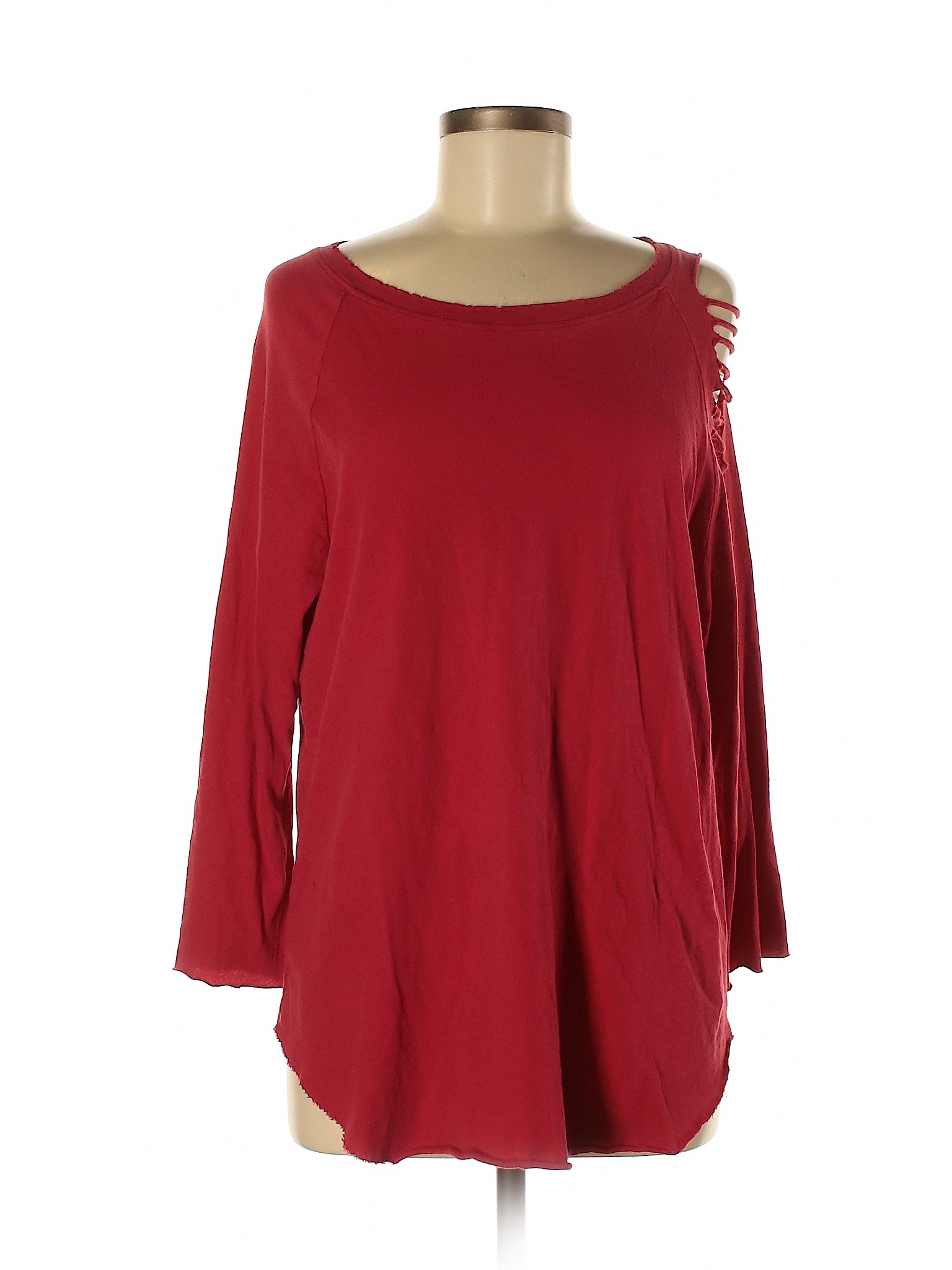 LA Made Women Red Long Sleeve Top M | eBay