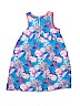 Gymboree 100% Rayon Floral Blue Dress Size 7 - photo 2