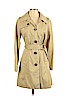 Melonie 100% Cotton Tan Trenchcoat Size M - photo 1