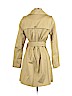 Melonie 100% Cotton Tan Trenchcoat Size M - photo 2