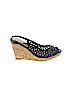 Shoedazzle Blue Wedges Size 6 - photo 1