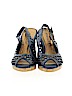Shoedazzle Blue Wedges Size 6 - photo 2
