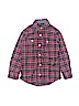 Carter's 100% Cotton Plaid Red Long Sleeve Button-Down Shirt Size 5 - photo 1