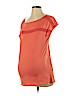 Gap - Maternity Orange Short Sleeve Top Size XS - photo 1