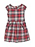 Gap Kids 100% Cotton Plaid Red Dress Size 8 - photo 1