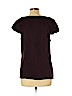 Ann Taylor 100% Silk Purple Short Sleeve Silk Top Size L - photo 2