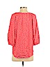 St. John's Bay 100% Rayon Pink Long Sleeve Blouse Size M (petite) - photo 2