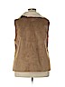 Lauren by Ralph Lauren 100% Polyester Tan Vest Size 2X - photo 2