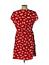 Old Navy 100% Polyester Red Casual Dress Size L - photo 2