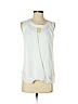 41Hawthorn 100% Polyester Ivory Sleeveless Blouse Size S - photo 1