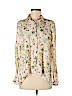 Zara 100% Viscose Ivory Long Sleeve Blouse Size M - photo 1
