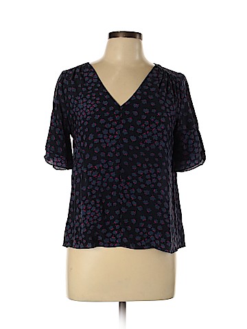 Rebecca Taylor Short Sleeve Silk Top (view 1)