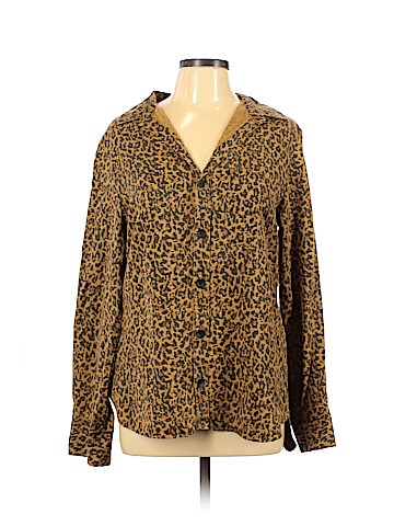 Zara Long Sleeve Button-Down Shirt (view 1)