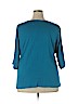 Kim Rogers Blue 3/4 Sleeve Top Size 2X - photo 2