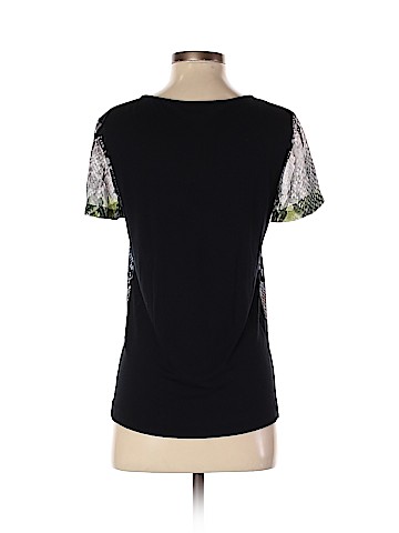 Diane von Furstenberg Short Sleeve Silk Top (view 2)