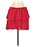 Express 100% Polyester Red Casual Skirt Size S (petite) - photo 1