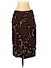 Dolce & Gabbana 100% Silk Brown Silk Skirt Size EU (IT) 40 / US 4 - photo 1