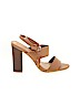 Bamboo Brown Heels Size 8 - photo 1