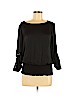 MICHAEL Michael Kors 100% Polyester Black Long Sleeve Blouse Size M - photo 1