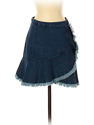 Tanya Taylor Denim Skirt (view 1)