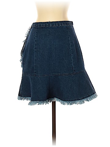 Tanya Taylor Denim Skirt (view 2)
