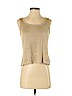 St. John Gold Sleeveless Top Size P (petite) - photo 1