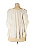 NANETTE Nanette Lepore 100% Rayon White Short Sleeve Blouse Size 14 - photo 2