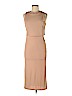 Topshop 100% Polyester Tan Cocktail Dress Size 8 - photo 1