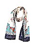 Assorted Brands Print Blue Scarf One size - photo 1