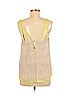 Rebecca Taylor 100% Silk Ivory Sleeveless Silk Top Size 8 - photo 2