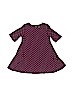 Old Navy 100% Cotton Polka Dots Burgundy Dress Size 3T - photo 1