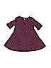 Old Navy 100% Cotton Polka Dots Burgundy Dress Size 3T - photo 2