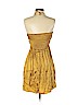 Tucker 100% Silk Gold Cocktail Dress Size P (petite) - photo 2
