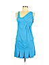 Adidas 100% Polyester Blue Active Dress Size M - photo 1