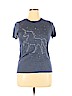 Zoe+Liv Blue Short Sleeve T-Shirt Size XL - photo 1
