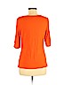 Etcetera Orange 3/4 Sleeve Blouse Size M - photo 2