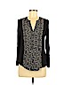 Lucky Brand 100% Viscose Black Long Sleeve Top Size M - photo 1