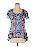 One World Blue Short Sleeve Top Size L (petite) - photo 1