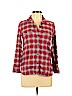 Madewell Red 3/4 Sleeve Button-Down Shirt Size S - photo 1