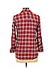 Madewell Red 3/4 Sleeve Button-Down Shirt Size S - photo 2