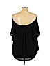 Thalia Sodi Black Short Sleeve Blouse Size L - photo 2