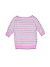 Gymboree Outlet 100% Cotton Stripes Gray Sweatshirt Size 6 - photo 2