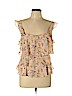 Rebecca Minkoff 100% Polyester Tan Sleeveless Blouse Size L - photo 1
